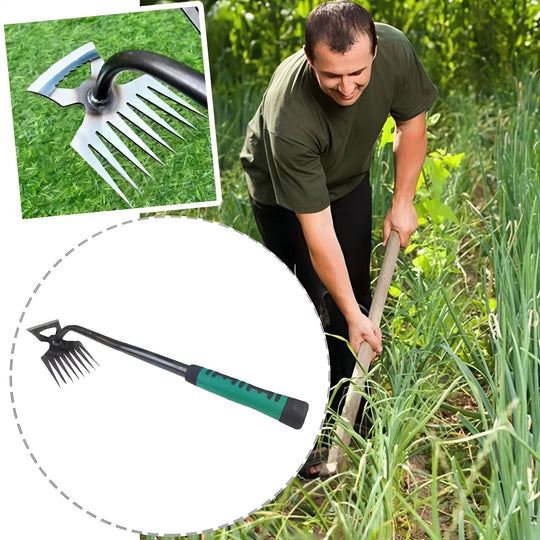 8 Tooth Hand Hoe for Garden and Light Farming Use