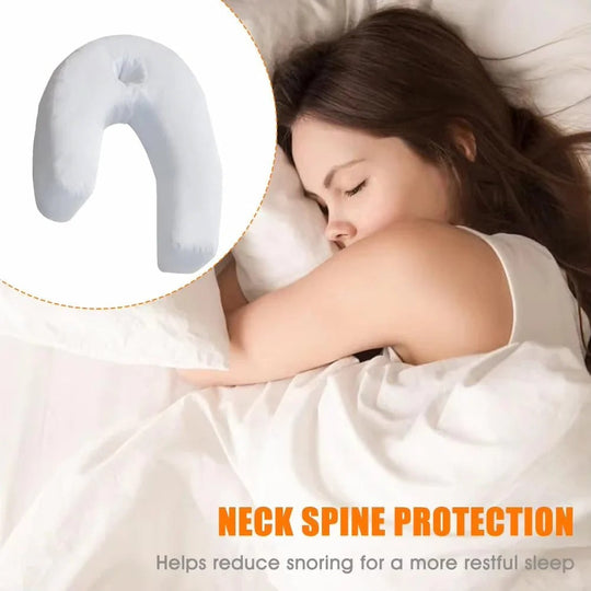 Ergonomic Side Sleeper Pillow with Contoured U Shape