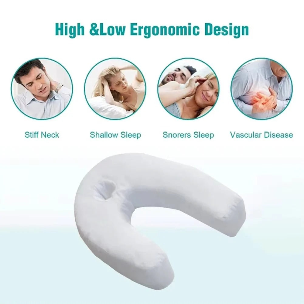 Ergonomic Side Sleeper Pillow with Contoured U Shape
