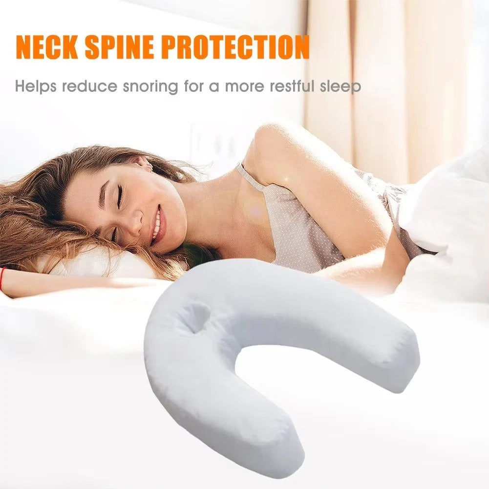 Ergonomic Side Sleeper Pillow with Contoured U Shape