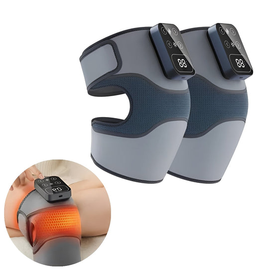 Heated Knee Massage Brace with Cordless Infrared Technology