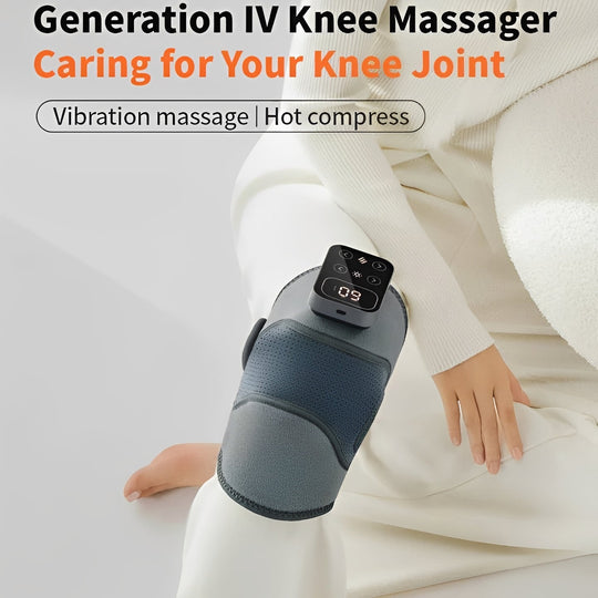 Heated Knee Massage Brace with Cordless Infrared Technology