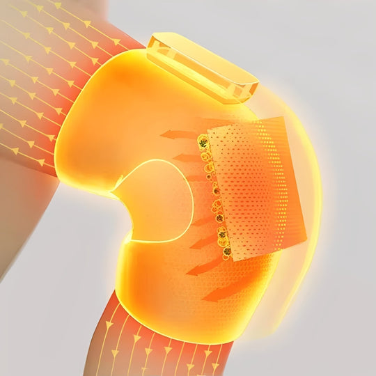 Heated Knee Massage Brace with Cordless Infrared Technology