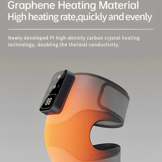 Heated Knee Massage Brace with Cordless Infrared Technology