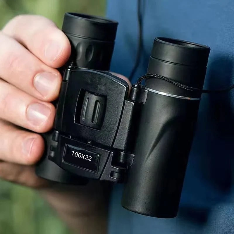 Mini Pocket Binoculars 100x22 HD with Fully Multi-Coated Optics