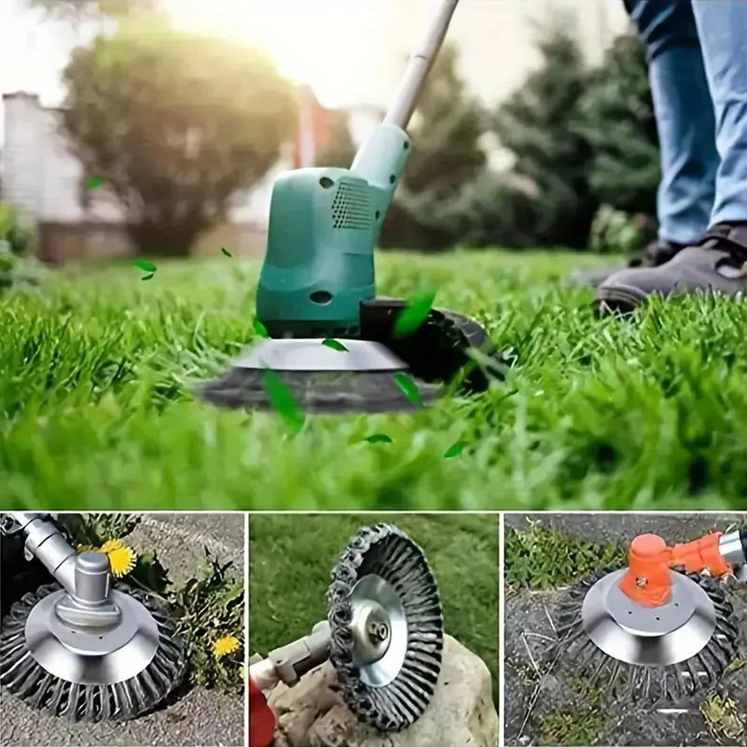 Metal Wire Brush Cutter Attachment for Trimmers