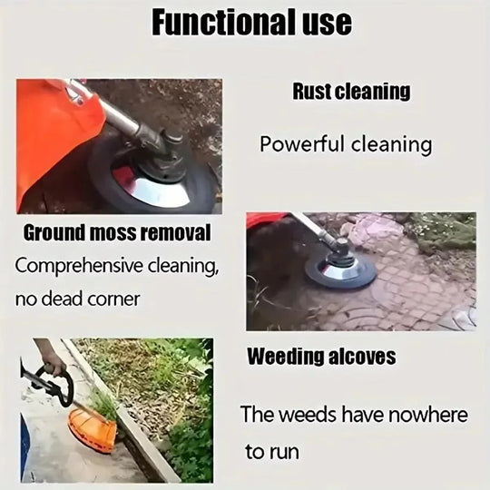Metal Wire Brush Cutter Attachment for Trimmers