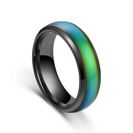 Thermochromic Mood Ring with Stainless Steel Band
