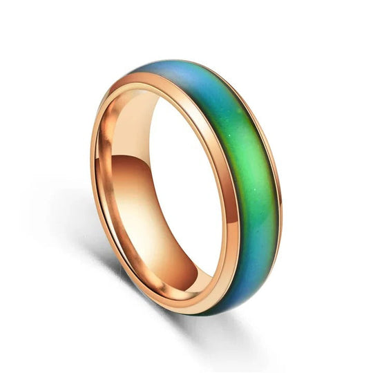 Thermochromic Mood Ring with Stainless Steel Band