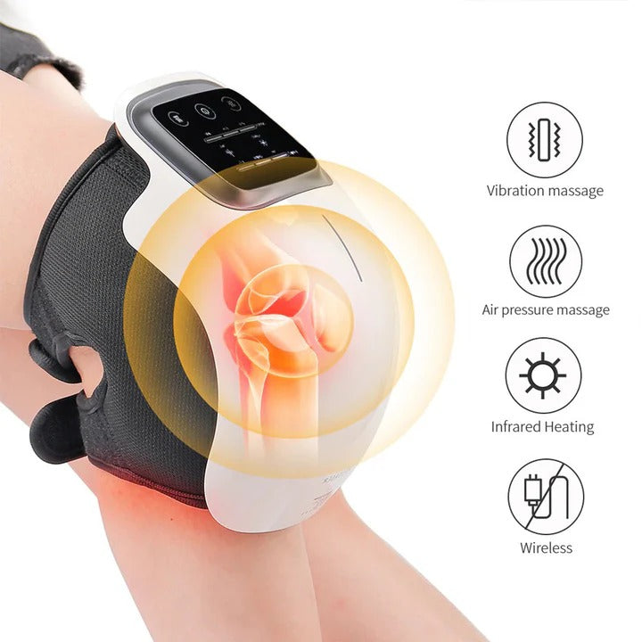 Knee Massager with Heat and Vibration for Comfort Support