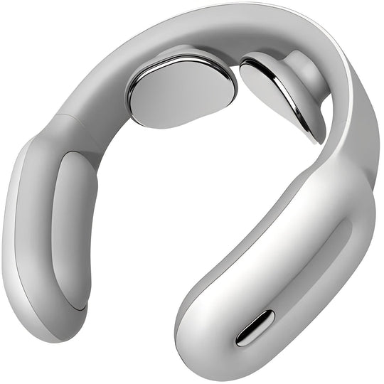 Rechargeable Neck Massager with Heat and Adjustable Pulse Modes