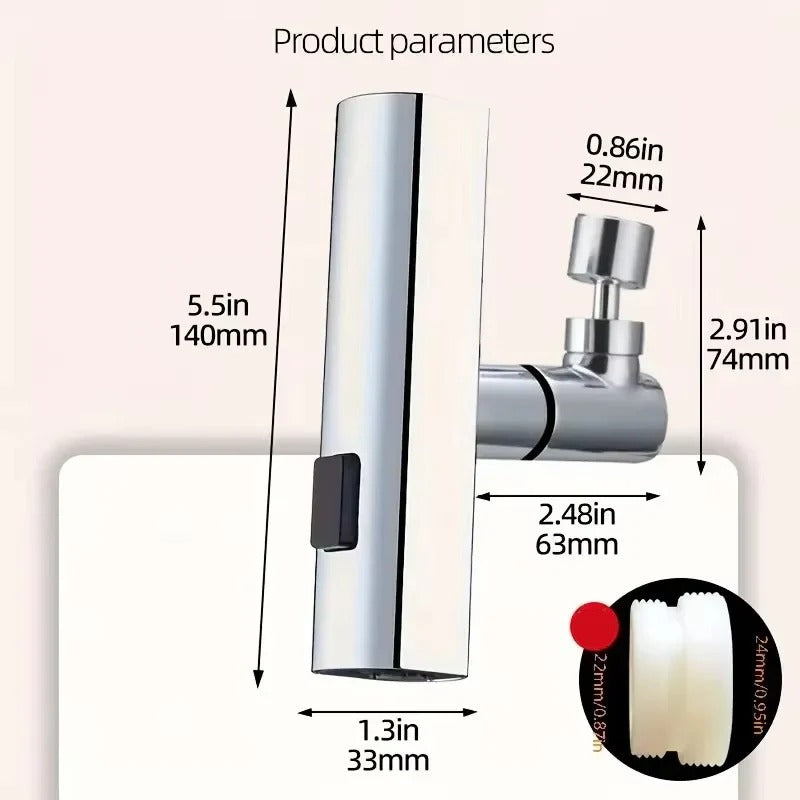 Sink Faucet Adapter for Improved Water Flow Control
