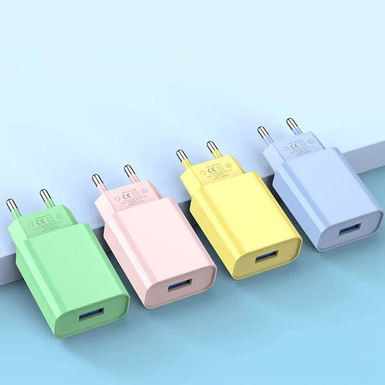 USB Wall Charger with 10W Output and 5V 2A Power Adapter