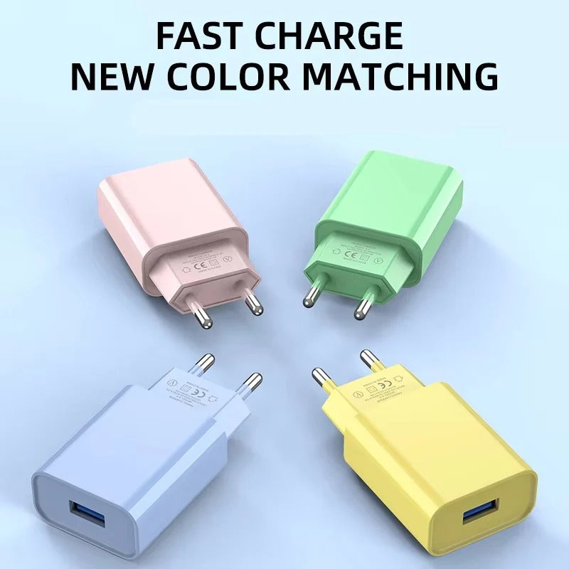USB Wall Charger with 10W Output and 5V 2A Power Adapter