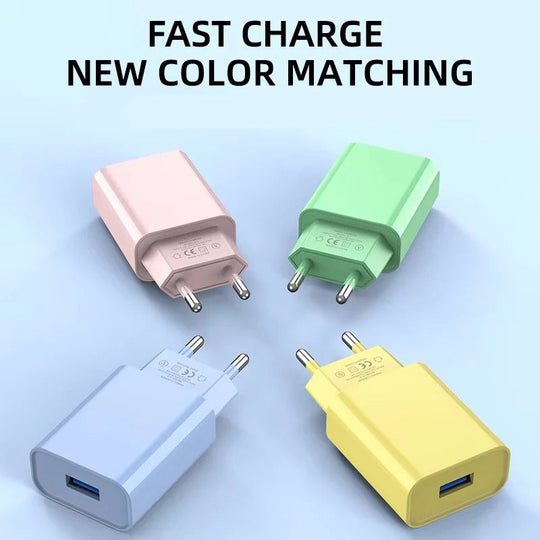 USB Wall Charger with 10W Output and 5V 2A Power Adapter
