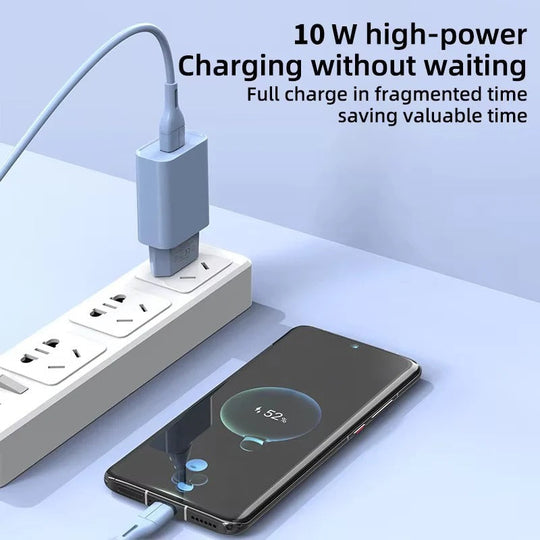 USB Wall Charger with 10W Output and 5V 2A Power Adapter