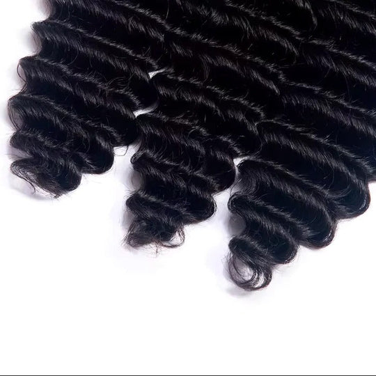 Remy Human Hair Deep Wave Extensions, Multiple Length Options