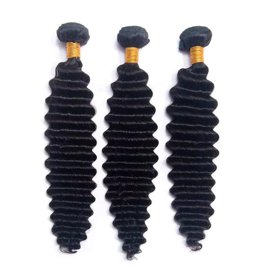 Remy Human Hair Deep Wave Extensions, Multiple Length Options