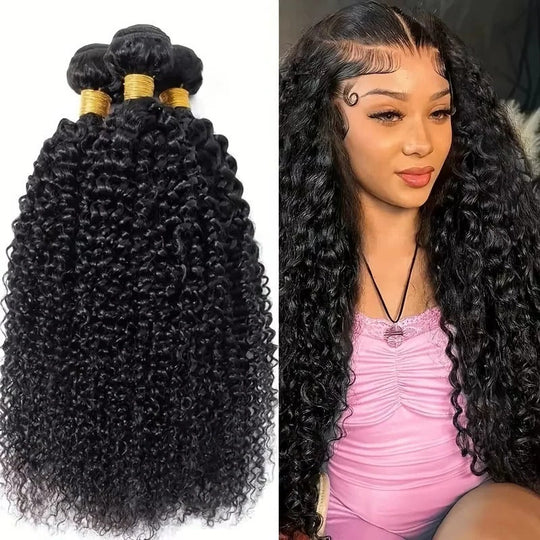 Brazilian Curly Human Hair and Kinky Curly Extensions