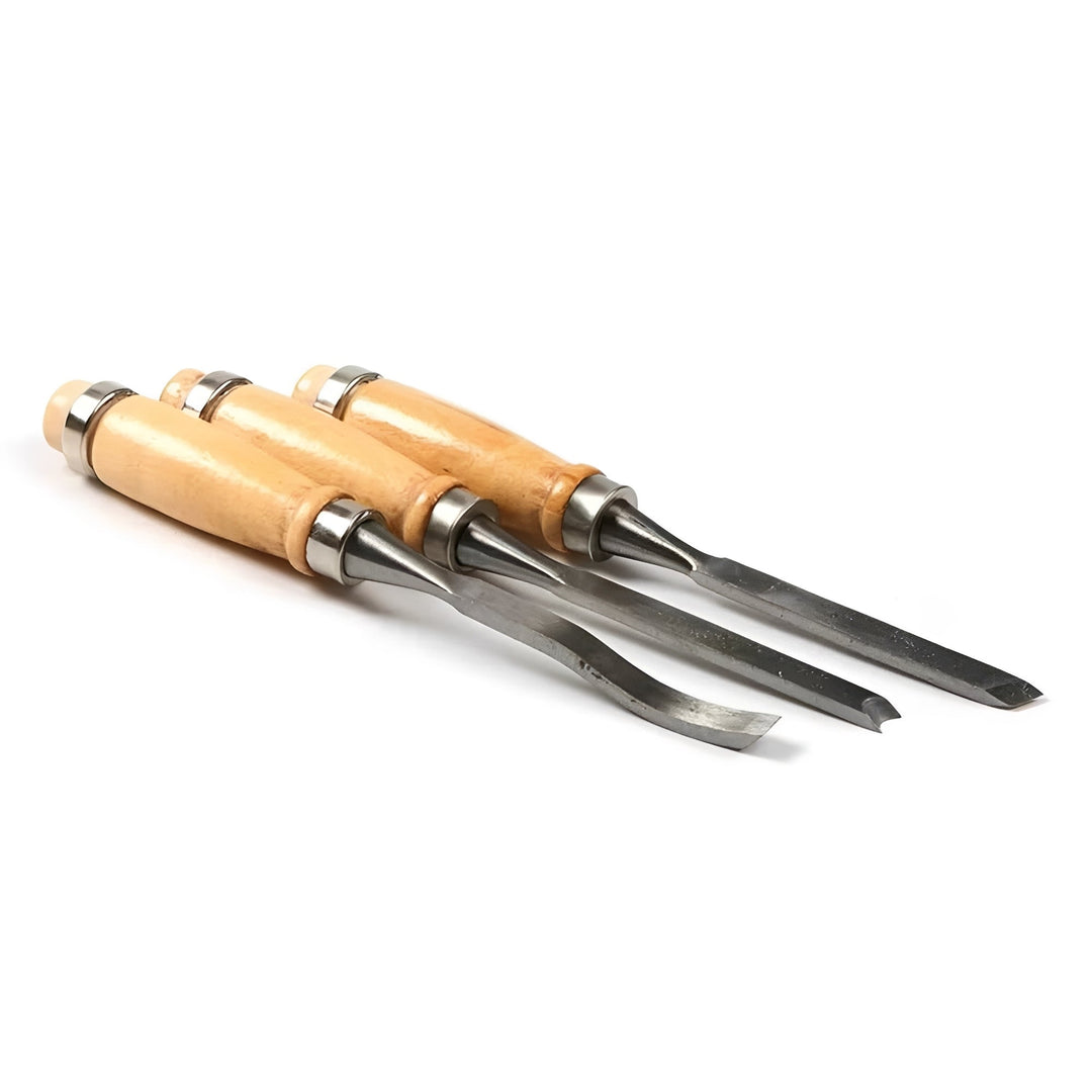 Wood Carving Tool Set with 12 Piece Assorted Knives and Chisels