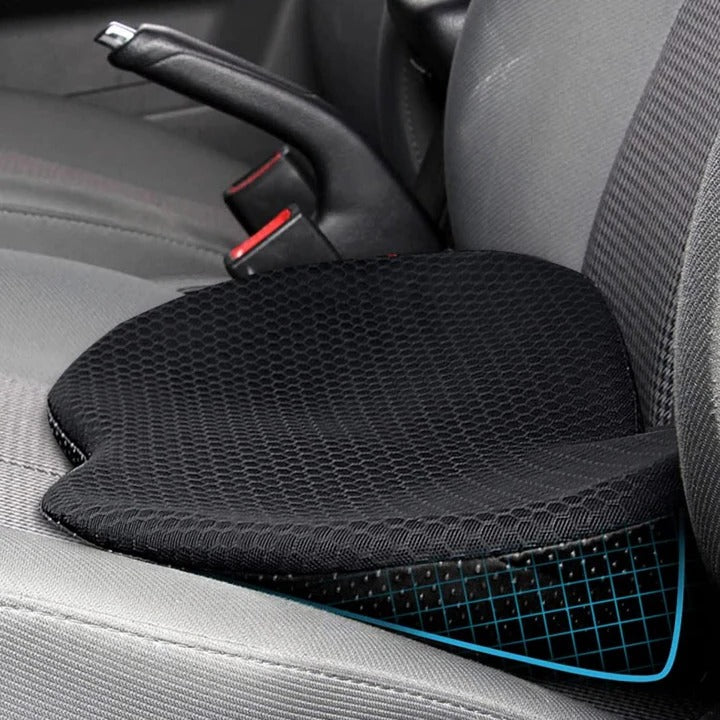 Memory Foam Car Seat Cushion for Added Height and Seating Comfort