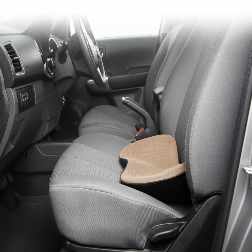 Memory Foam Car Seat Cushion for Added Height and Seating Comfort