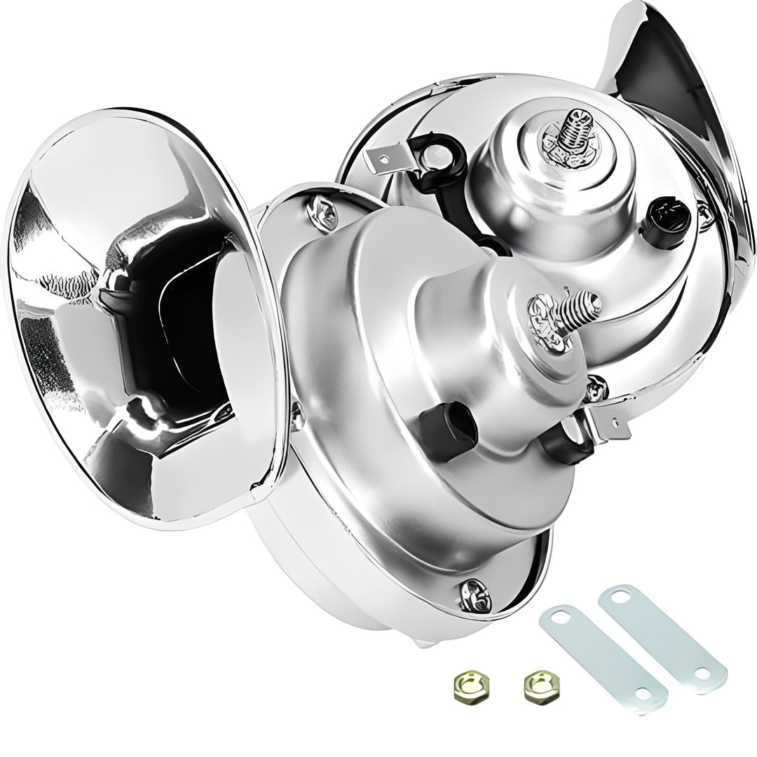 Electric Vehicle Horn with Integrated Compressor