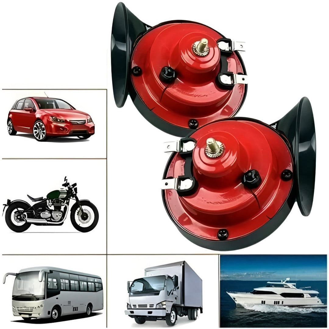 Electric Vehicle Horn with Integrated Compressor