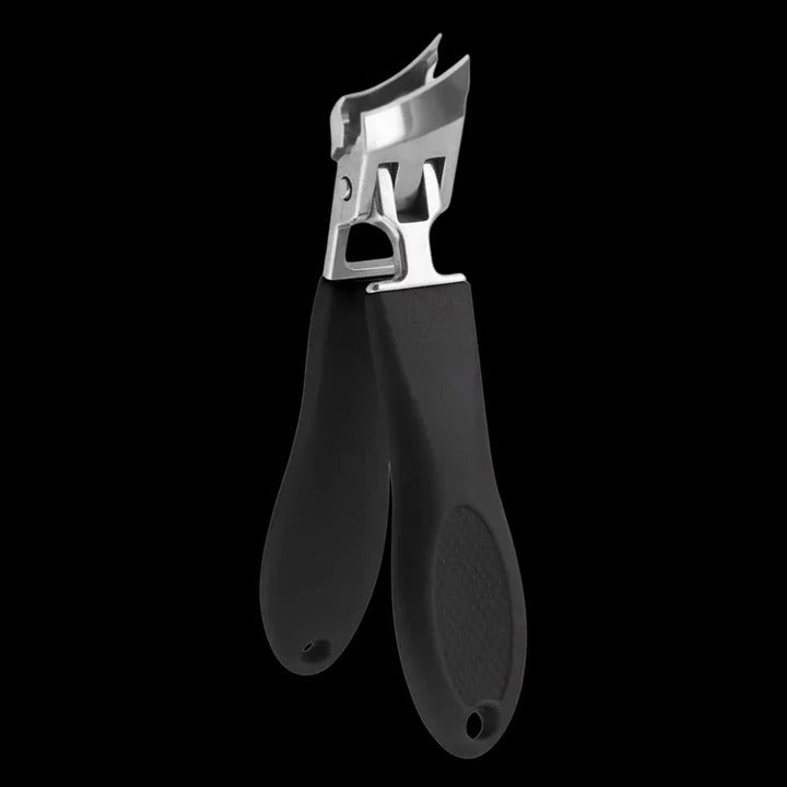 Manual Wide Jaw Nail Clipper with Curved Cutting Edge