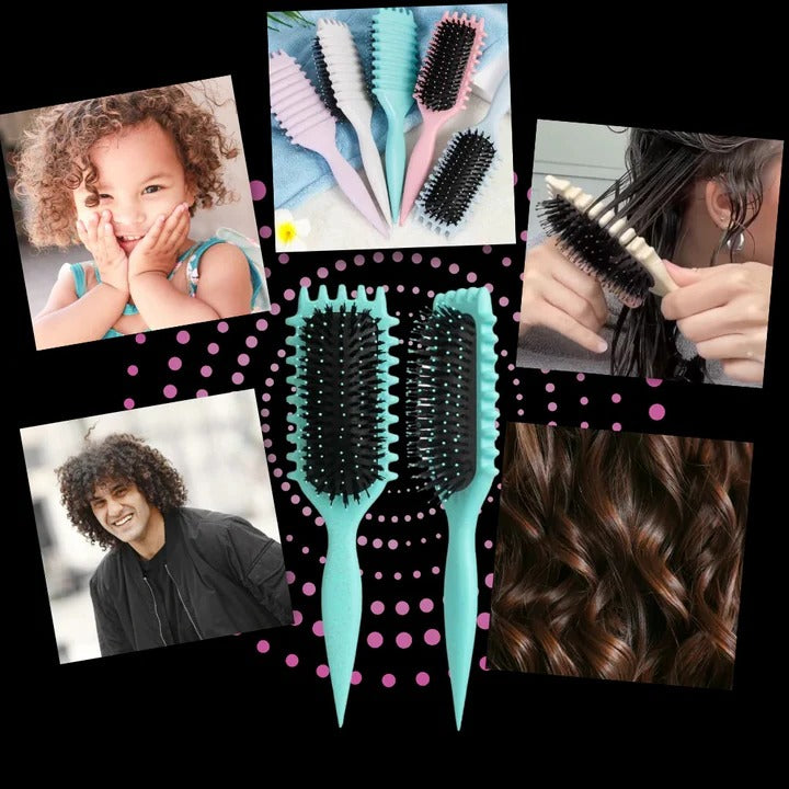 Hair Styling Brush for Curl Shaping and Blow Dry Use