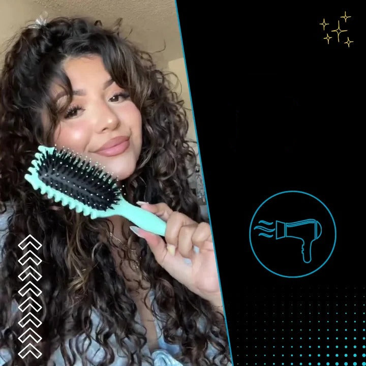 Hair Styling Brush for Curl Shaping and Blow Dry Use