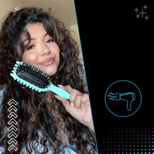 Hair Styling Brush for Curl Shaping and Blow Dry Use