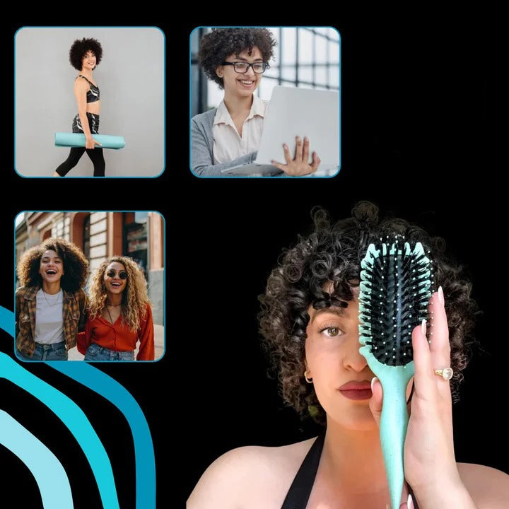 Hair Styling Brush for Curl Shaping and Blow Dry Use