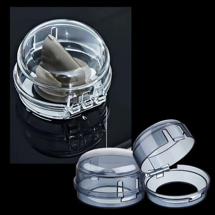 Snap On Stove Knob Covers for Household Use, 4 Piece Set