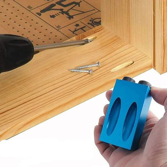 Timber Drilling Guide Jig for Angled Pocket Holes