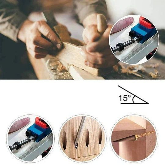 Timber Drilling Guide Jig for Angled Pocket Holes