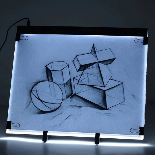 Illuminated Creative Tablet and A4 LED Tracing Light Box