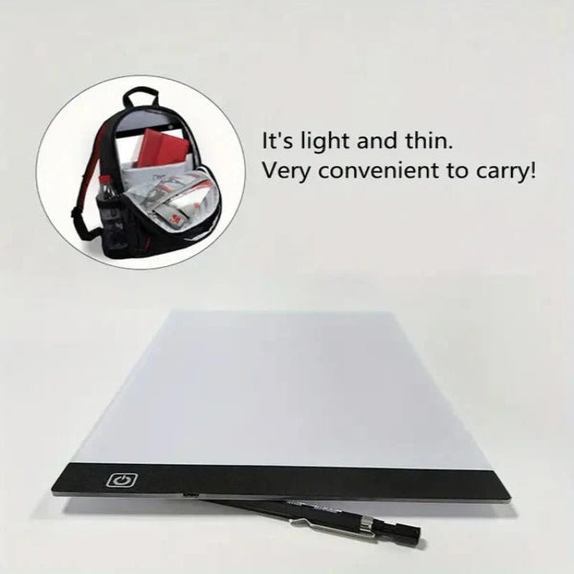 Illuminated Creative Tablet and A4 LED Tracing Light Box