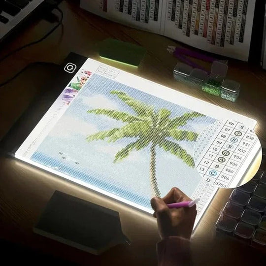 Illuminated Creative Tablet and A4 LED Tracing Light Box