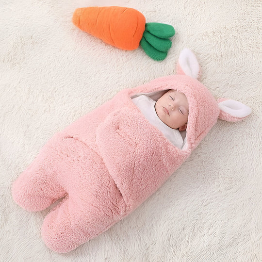 Baby Wrap Blanket with Soft Fabric for Nursery and Stroller Use