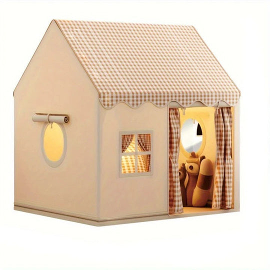 Kids Indoor Playhouse Tent with Enclosed Space