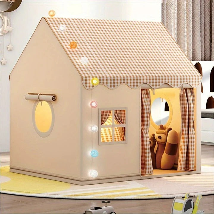 Kids Indoor Playhouse Tent with Enclosed Space