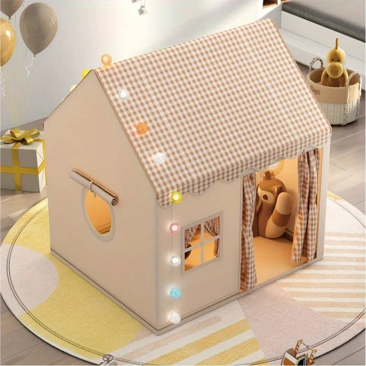 Kids Indoor Playhouse Tent with Enclosed Space