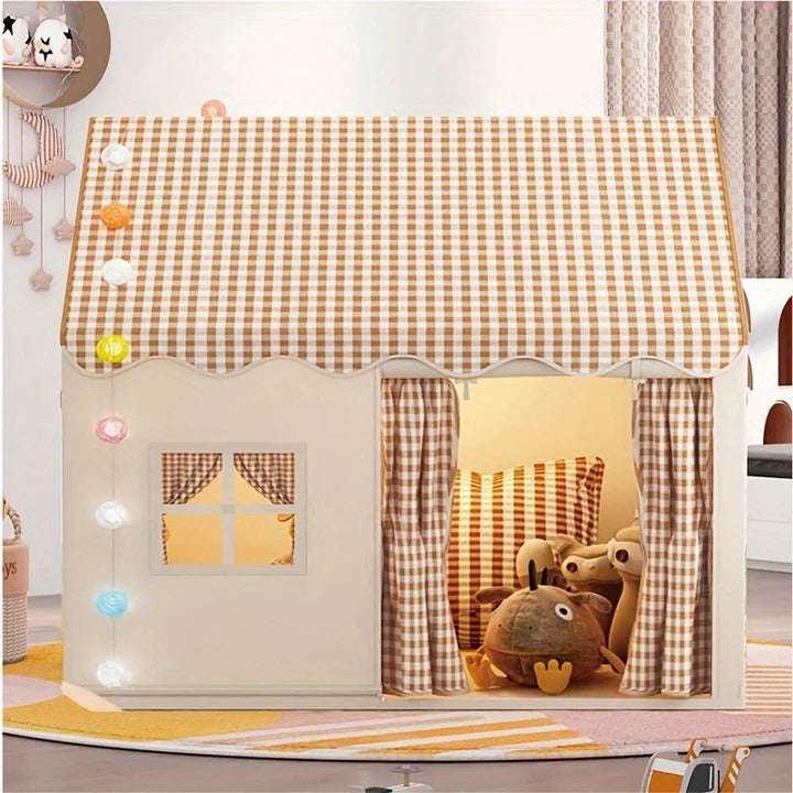 Kids Indoor Playhouse Tent with Enclosed Space