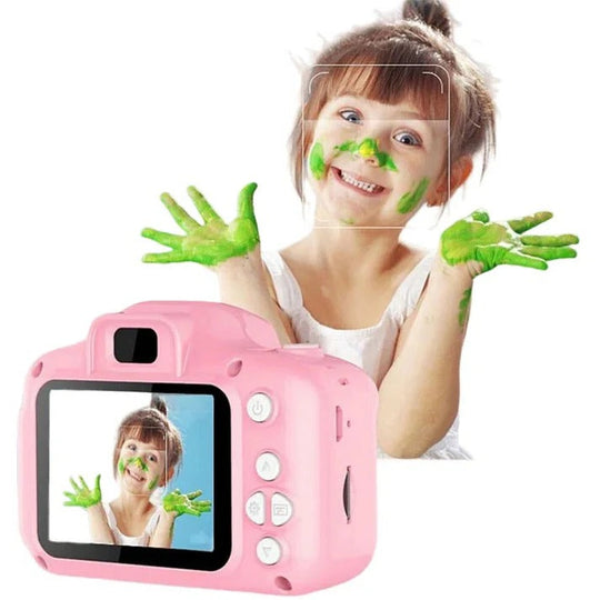Kids Digital Camera with Dual Lens and Rechargeable Battery