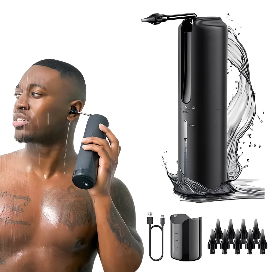 Water-Based and USB Rechargeable Ear Rinsing Device