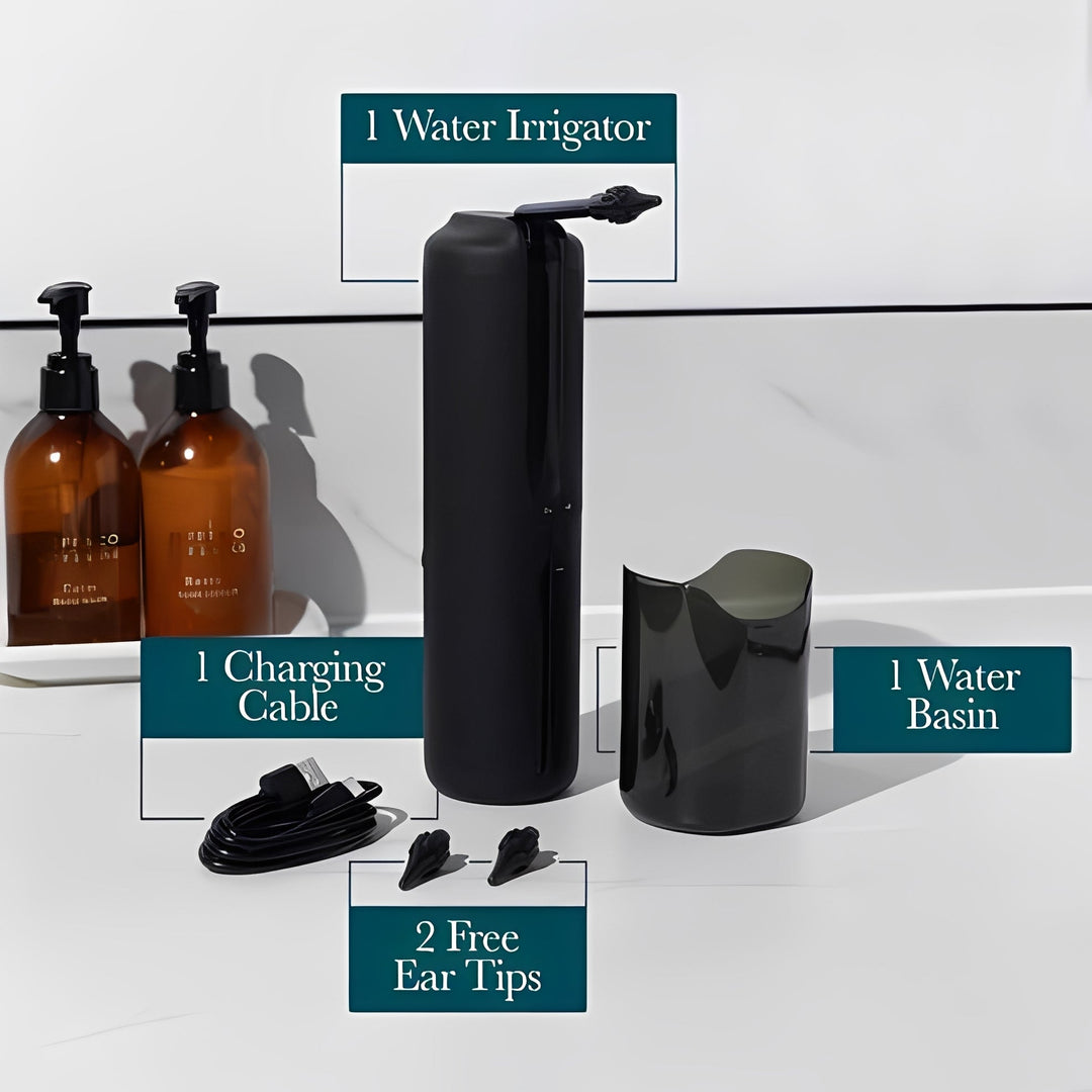 Water-Based and USB Rechargeable Ear Rinsing Device