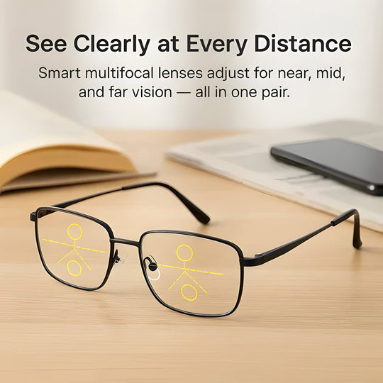 Progressive Glasses with Light Adaptive Lenses