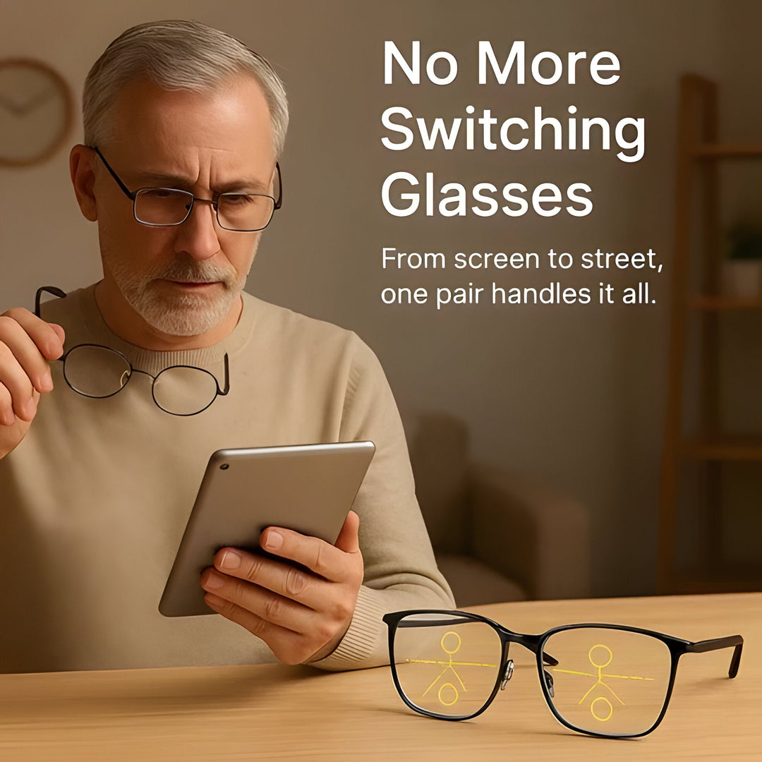 Progressive Glasses with Light Adaptive Lenses