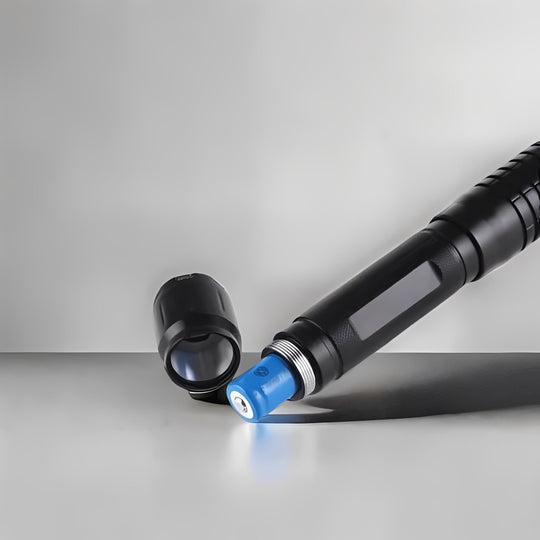 Adjustable Focus Beam Torch with Rechargeable Battery System
